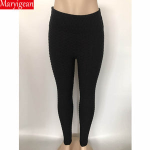 Maryigean Solid Legging Women Polyester Tights
